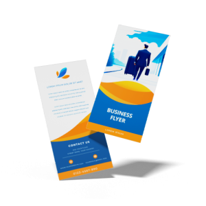 Flyer 9,9 cm x 21 cm